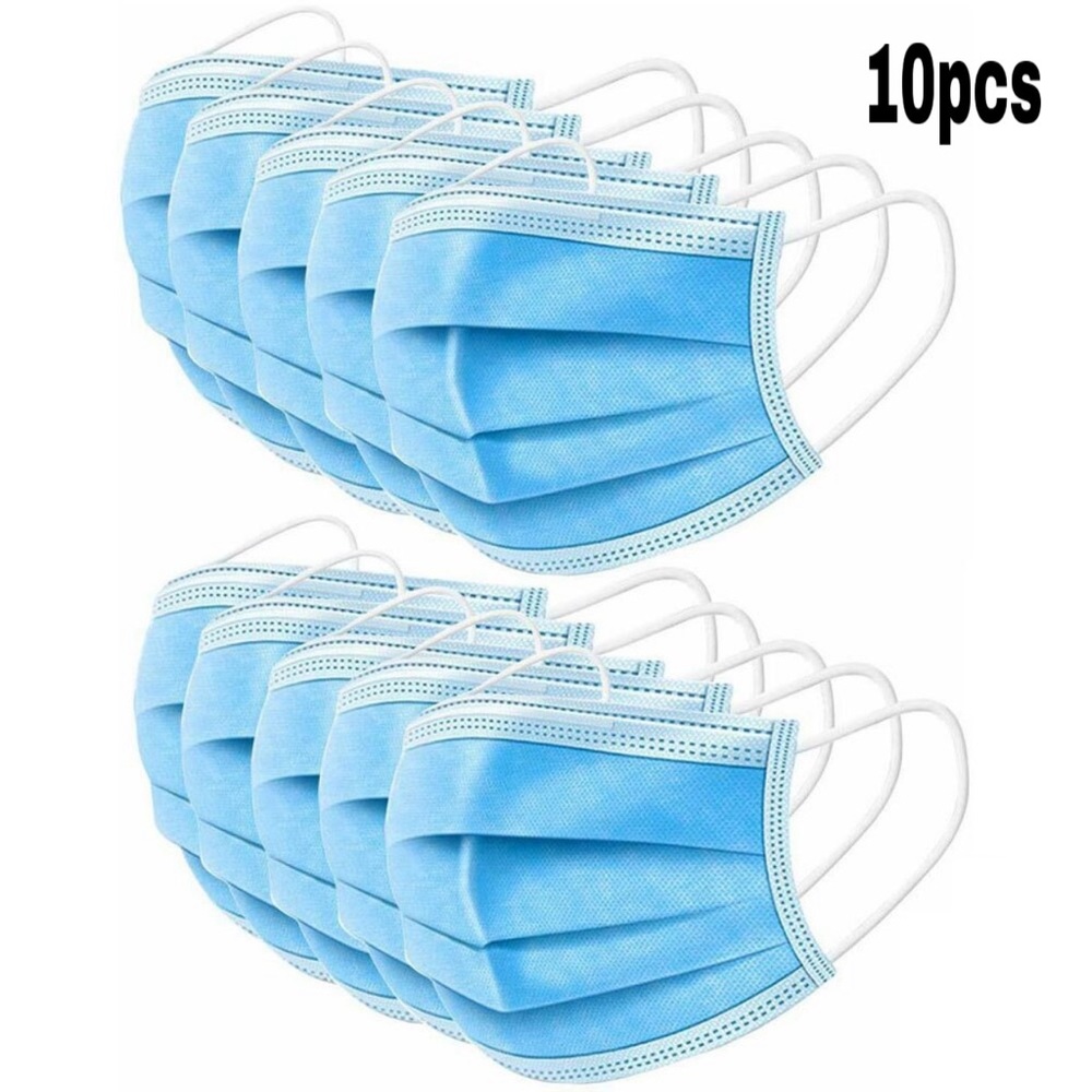 10 3 Layered Protected face masks